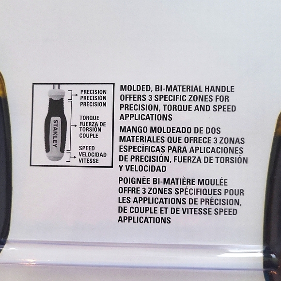 NIP Stanley 10 Pc Screwdriver Set - Picture 4 of 8